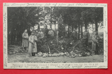 Postcard PC 1915 Dannevoux WWI  France